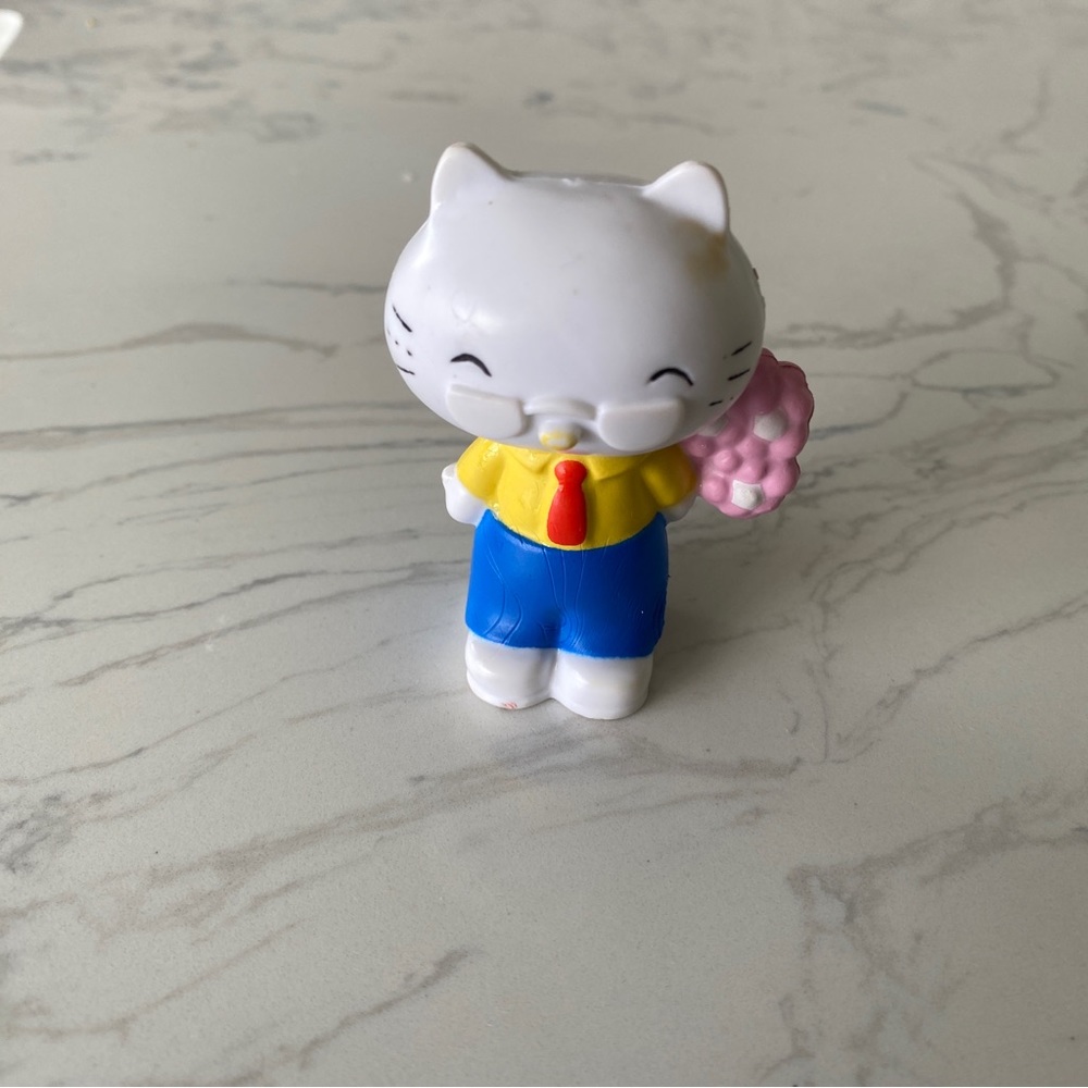 Hello Kitty's Papa George White Vintage 1983